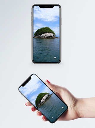 度假小岛海岛风光手机壁纸模板