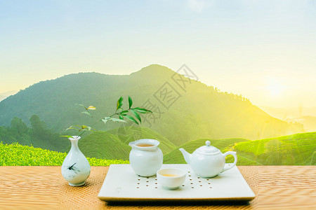 茶道中国风茶文化设计图片