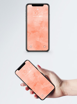 粉色底图素材水彩纹理手机壁纸模板