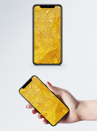 黄金宝箱鎏金背景手机壁纸模板