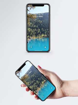 七彩风景香格里拉大理手机壁纸模板