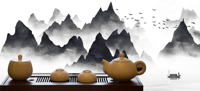 茶文化背景图片