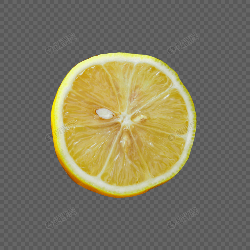 黄色柠檬果图片