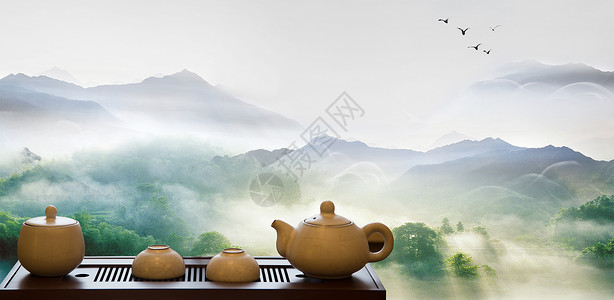 茶文化展架茶文化设计图片