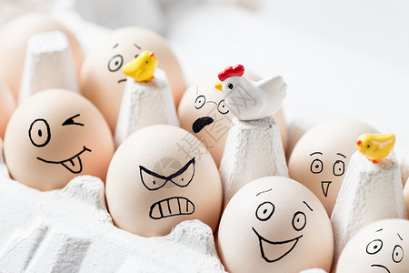 愤怒小表情有表情的鸡蛋设计图片