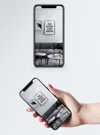 相框素材手机北欧设计手机壁纸模板
