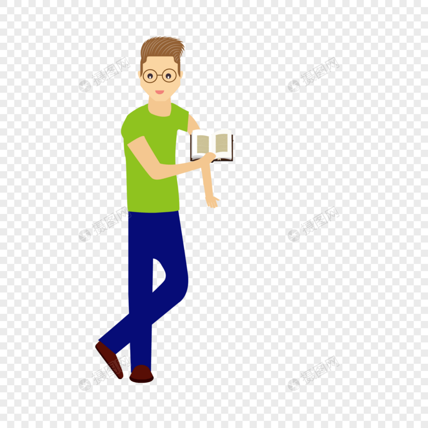 男人举着书图片