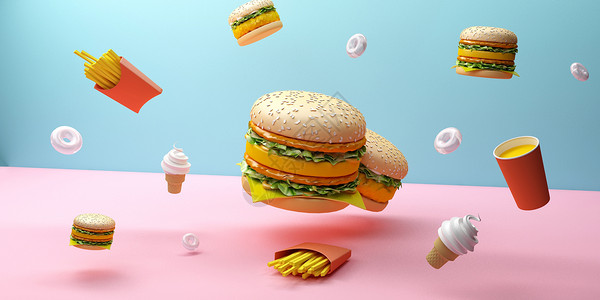 超大冰激凌饮食快餐设计图片