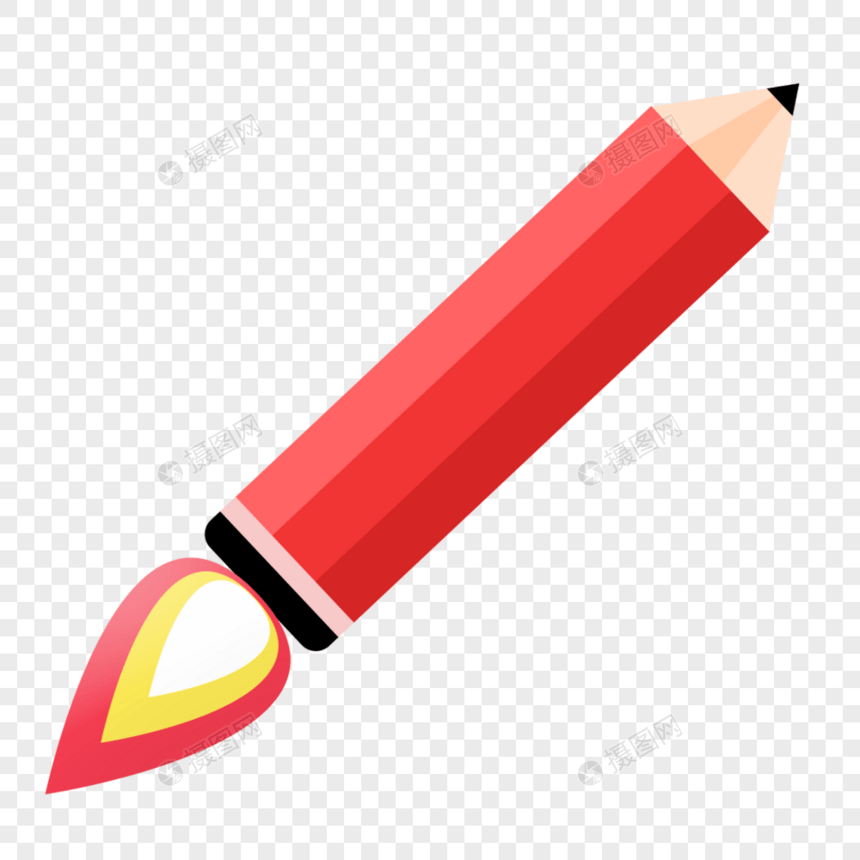 铅笔火箭图片