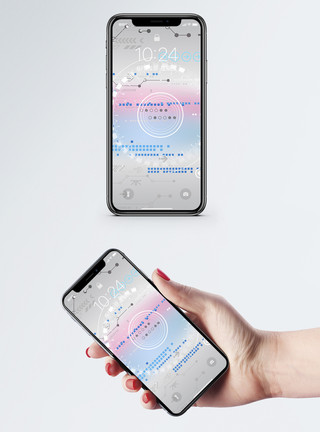 智能科技背景图片灰色科技背景手机壁纸模板