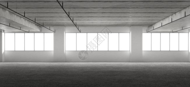 室内足球场工业空间场景设计图片