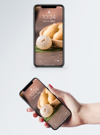 高清水果写真龙眼手机壁纸模板