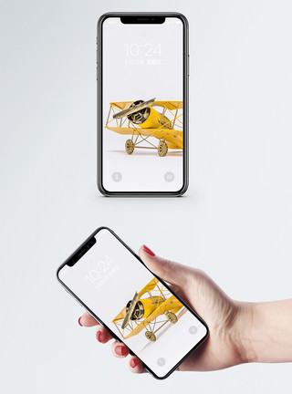 玩具主图飞机模型手机壁纸模板