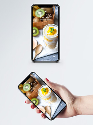 高清素材健康美味下午茶手机壁纸模板