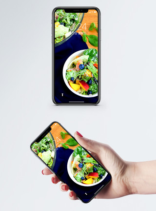 桌面蔬菜蔬菜沙拉手机壁纸模板