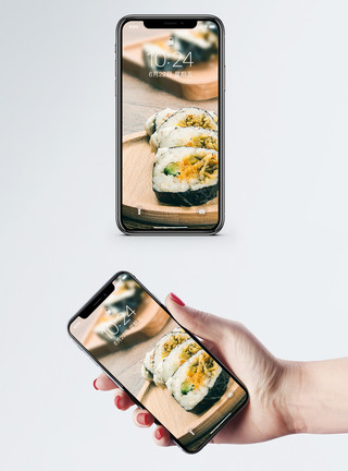日料高清素材日式寿司手机壁纸模板