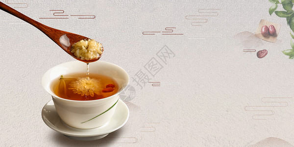 枣饽饽红枣养生背景设计图片