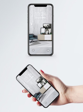 室内设计日式时尚家居手机壁纸模板
