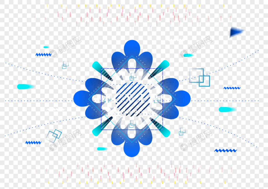 抽象几何背景图片