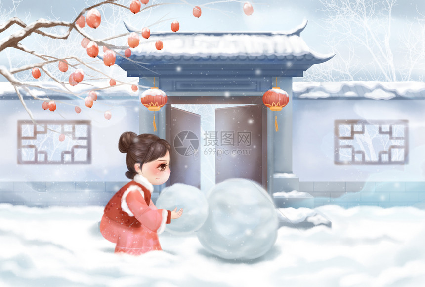 大雪图片