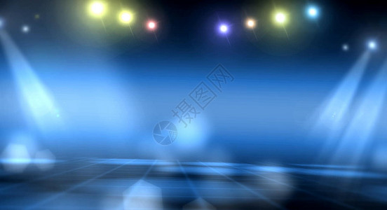 科技灯光舞台背景图片