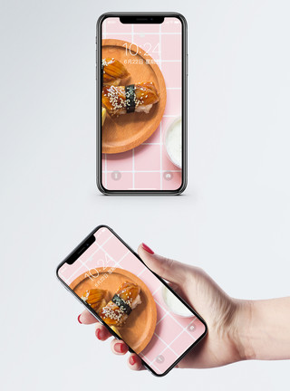 日料高清素材鳗鱼寿司手机壁纸模板