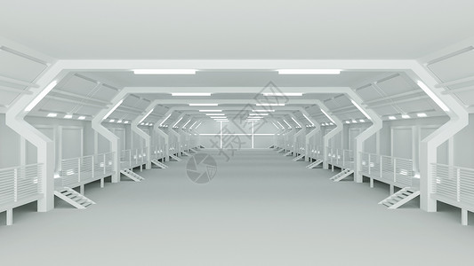 铝合金护栏空间通道设计图片