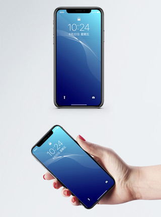 浅蓝色线条背景抽象背景手机壁纸模板