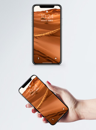 沙子素材沙漠手机壁纸模板
