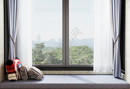 室外休息现代简约家居窗台设计图片