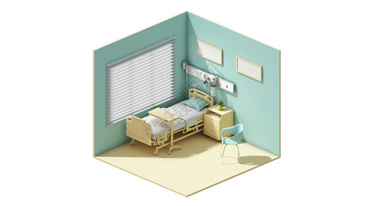 床头柜模型住宅室内模型设计图片