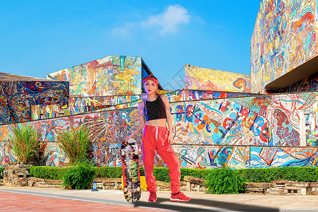 极限滑板运动街头嘻哈设计图片