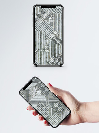 银色材质金属纹理手机壁纸模板