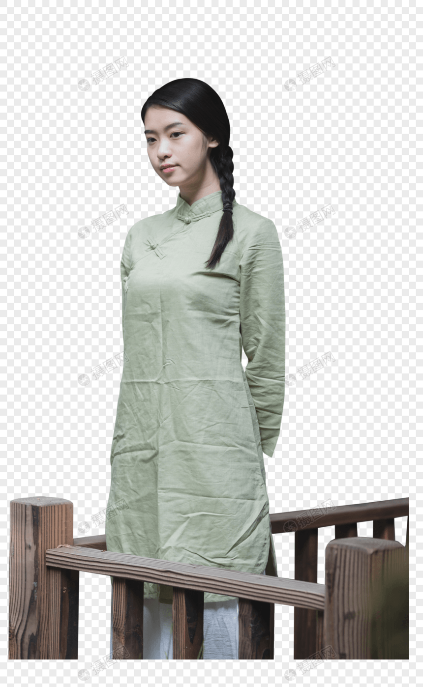 古风禅服女性图片