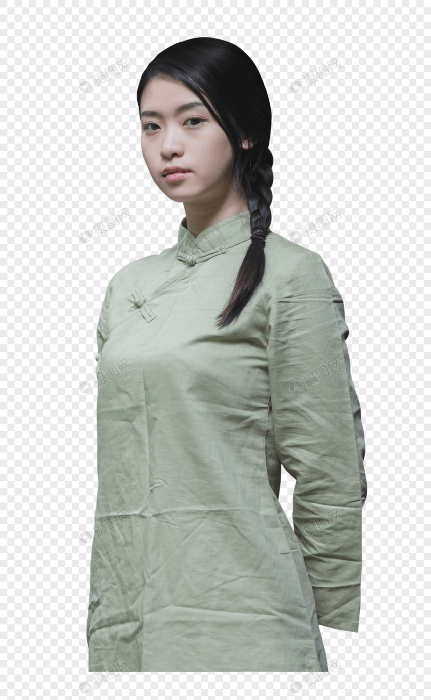 古风禅服女性图片