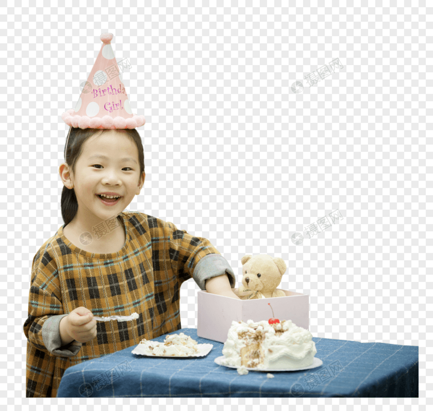 女孩过生日图片