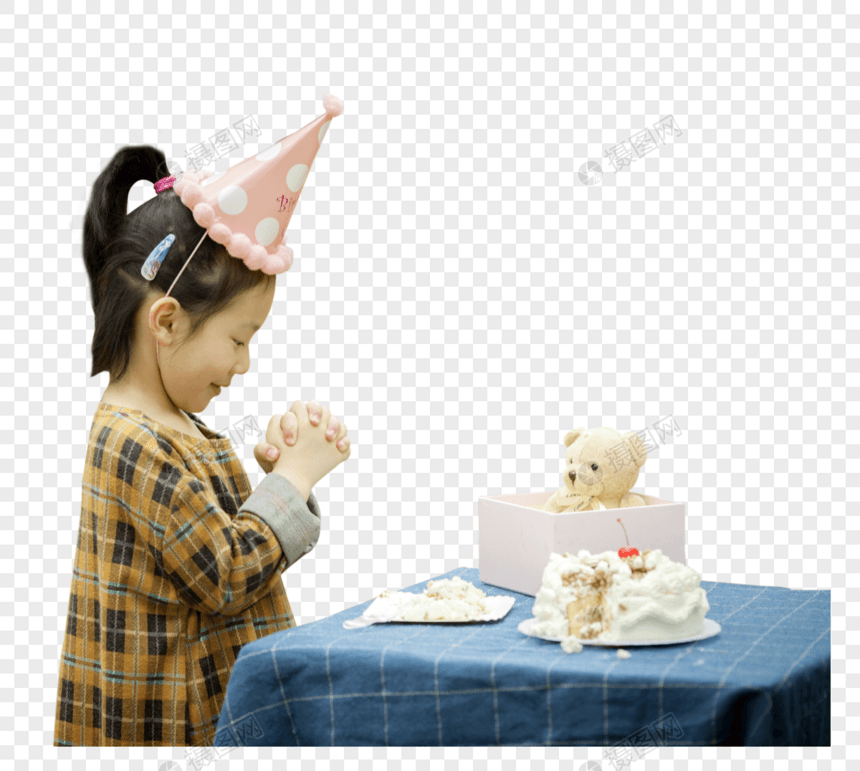 女孩过生日图片