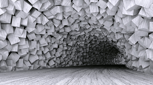 山洞素材抽象空间通道设计图片