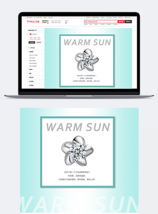 精心设计精致首饰淘宝详情页模板