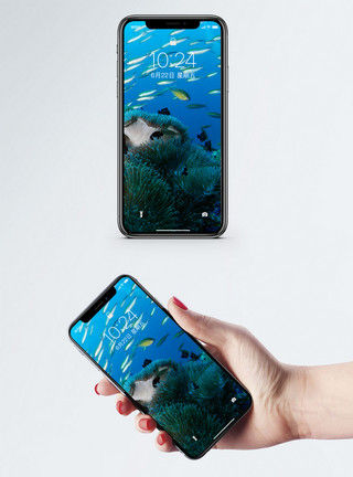 看蓝色的海蓝色海洋手机壁纸模板