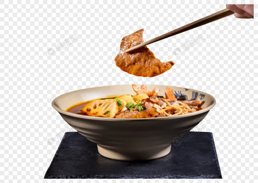 四川特色美味冒菜图片
