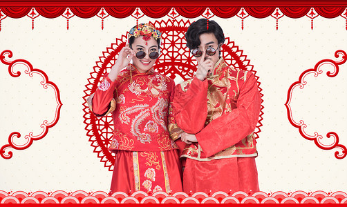 中式新娘礼服中式婚礼设计图片