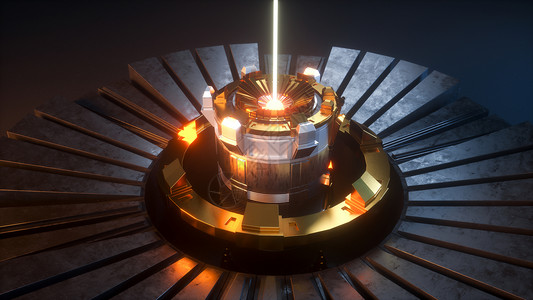 灯塔光束机械核心光柱设计图片