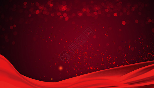 喜庆年会展板红色喜庆背景设计图片