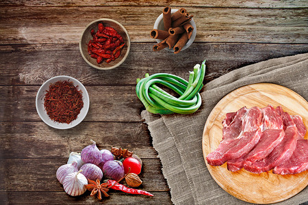 猪肉肉烹饪食材设计图片