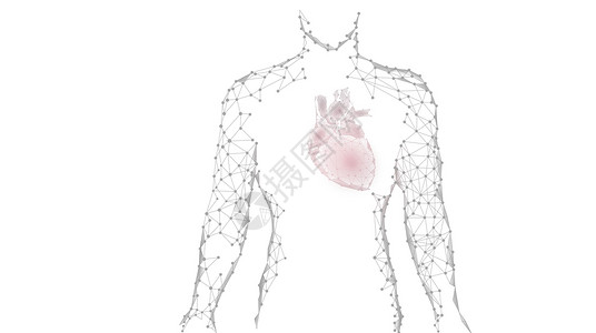创意养生元素心脏病患者背景设计图片