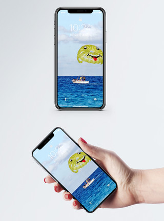 海景风光加勒比海手机壁纸模板