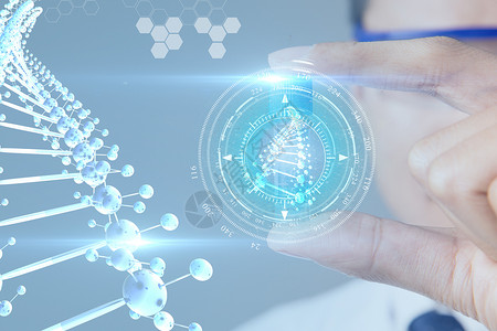 科技指南针指引基因未来设计图片