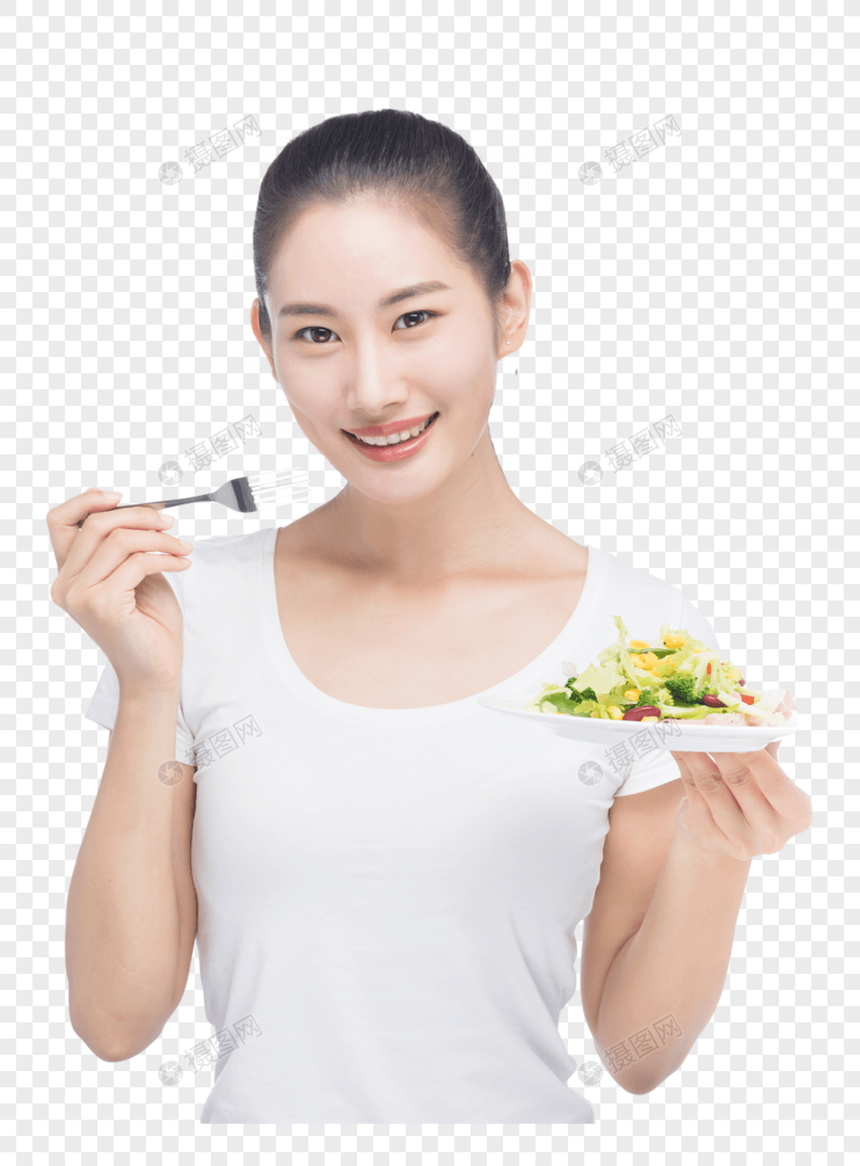 美女减肥健康饮食图片