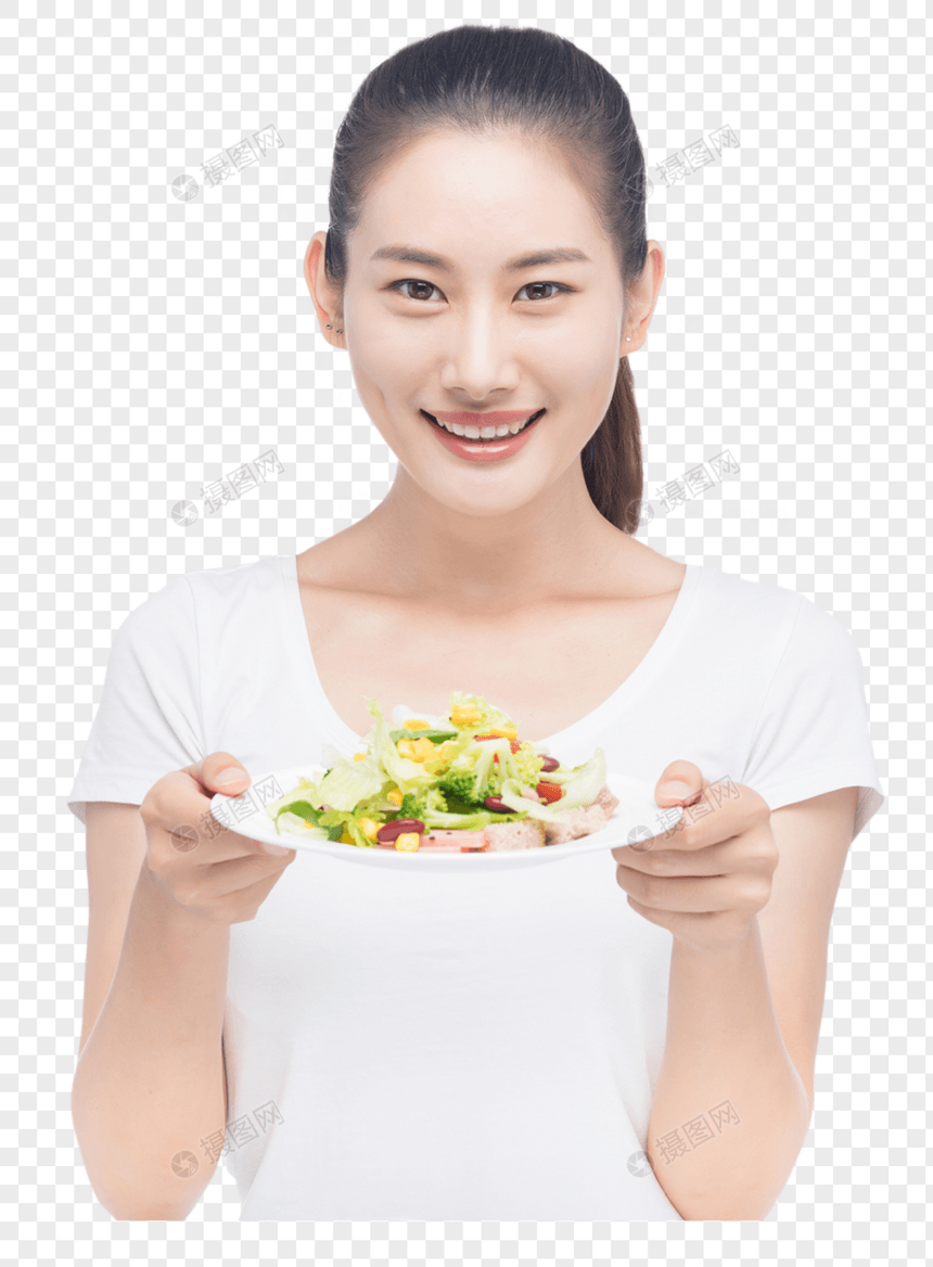 美女减肥健康饮食图片